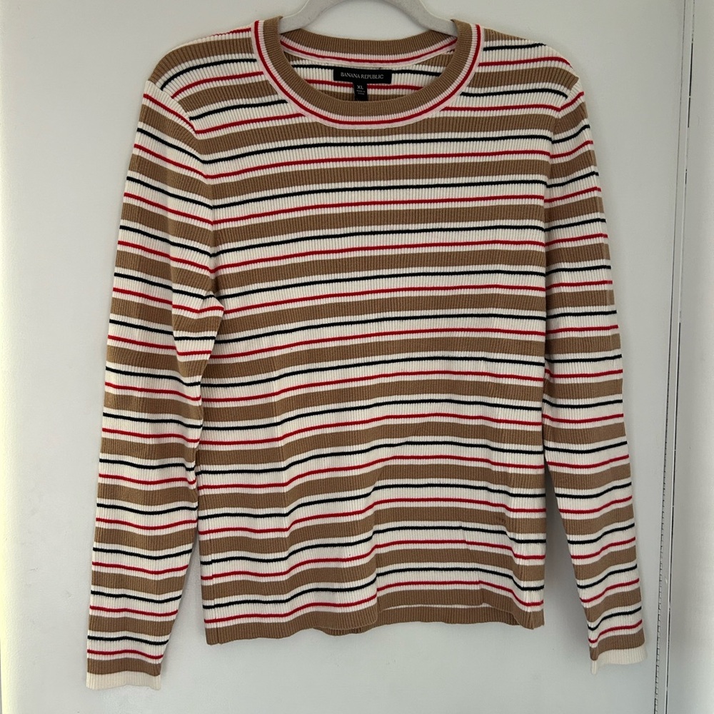 BANANA REPUBLIC - Crew Neck Super Soft Sweater